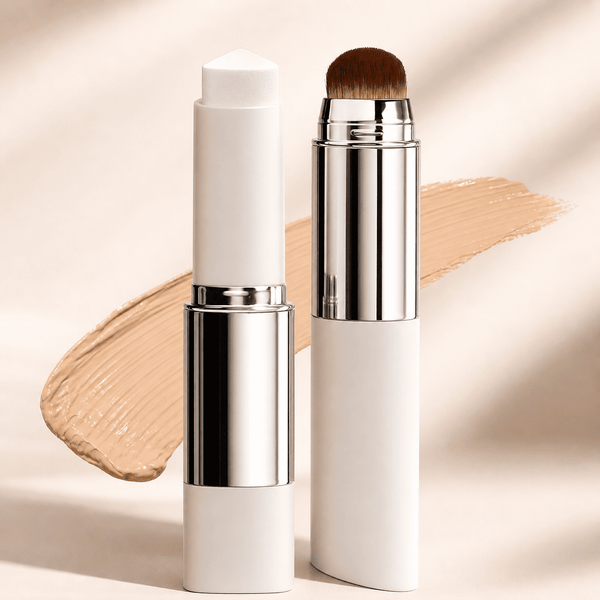 Veluna Veil™ - Stick fond de teint qui s'adapte à votre peau, double tête avec brush